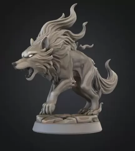 wolf figurine