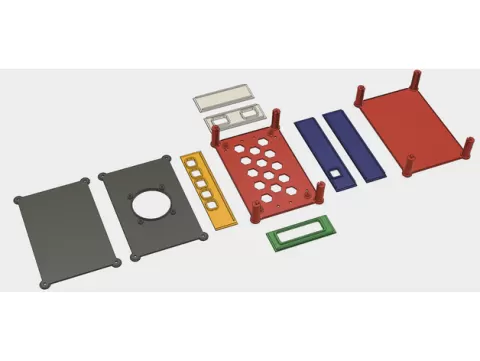 Easy printing modular enclosure