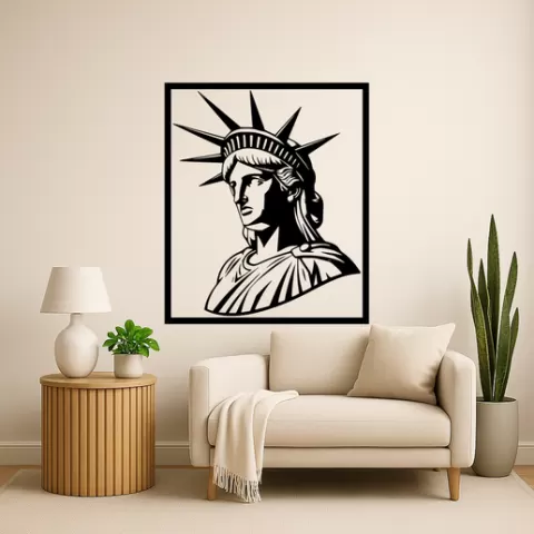 The Statue of Liberty The Statue Of Liberty Statue Of Freedom Torch Wall Art Framed