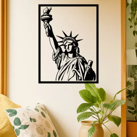 The Statue of Liberty The Statue Of Liberty Statue Of Freedom Torch Wall Art Framed