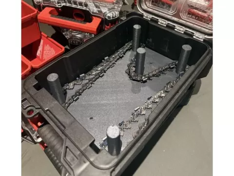milwaukee packout insert 87 link chaine holder