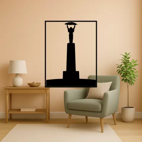 The Statue of Liberty The Statue Of Liberty Statue Base Wall Art Framed