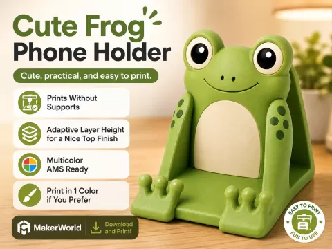 Cute Frog Phone Holder