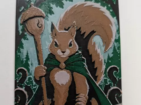 Squirrels MTG Tribal Deckbox Inlay