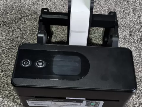 Thermal Printer Label Roll Holder