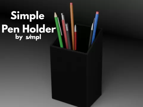 Simple Pen Holder by simpl