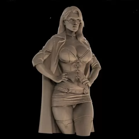 A Goth Girl Flash - 3D Model