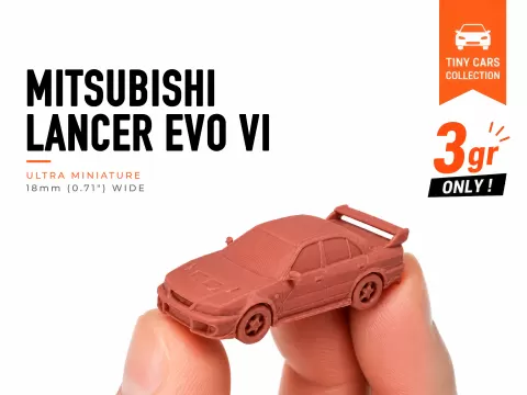 Tiny Mitsubishi Lancer Evolution VI - Mini Cars