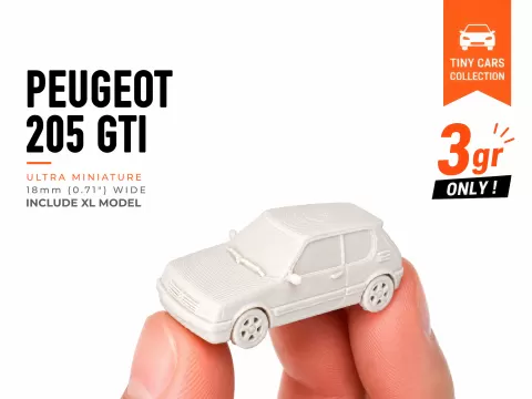 Tiny Peugeot 205 GTI - Mini Cars Series