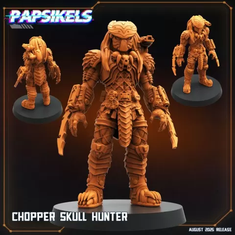 CHOPPER SKULL HUNTER by PAPSIKELS MINIATURES