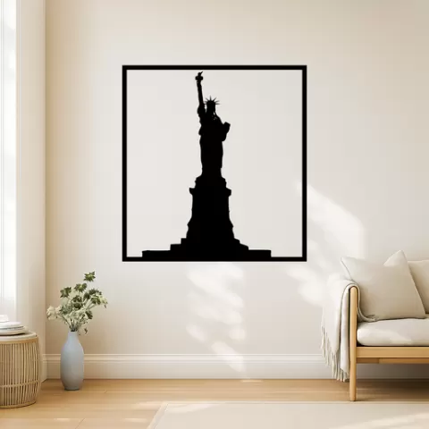 The Statue of Liberty The Statue Of Liberty Dress Wall Art Framed