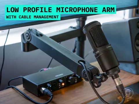 Low Profile Microphone Arm