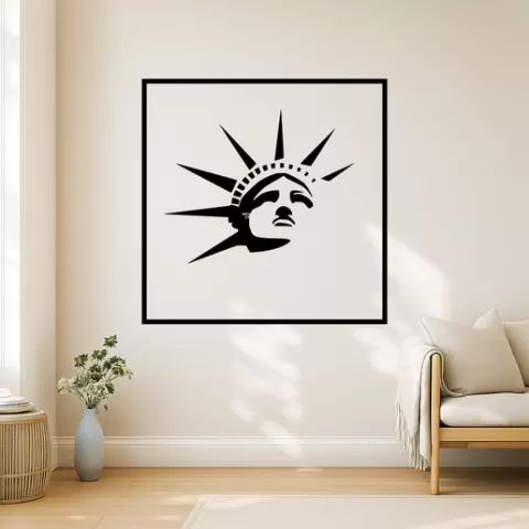 The Statue of Liberty The Statue Of Liberty Dress Wall Art Framed