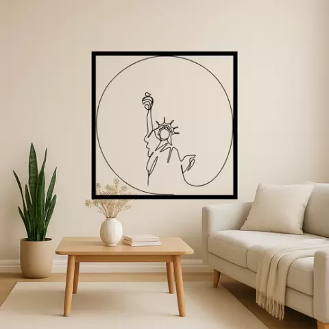 The Statue of Liberty The Statue Of Liberty Crown Wall Art Framed