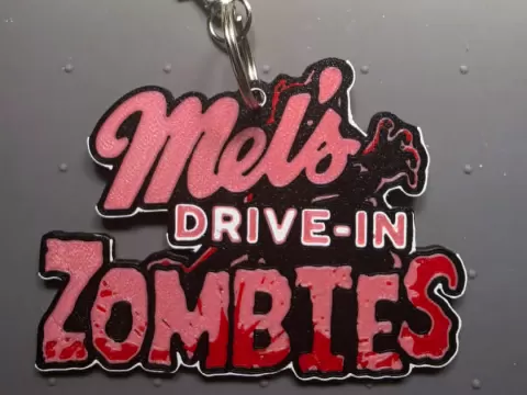 HHN 35 2026 Mel's Scare Zone Keychain