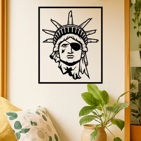The Statue of Liberty The Statue Of Liberty Broken Shackle Wall Art Framed