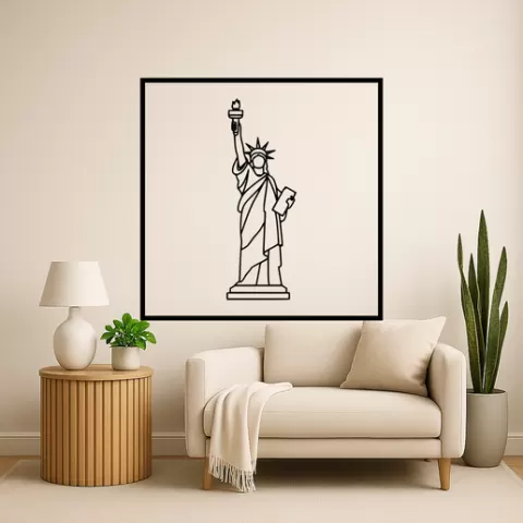 The Statue of Liberty The Statue Of Liberty Broken Shackle Wall Art Framed