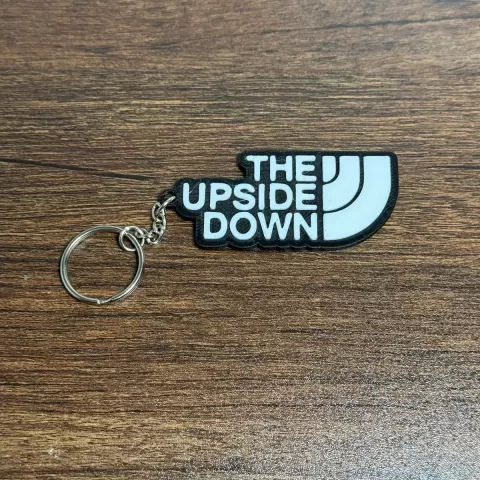 Stranger Face Upside Down Keychain