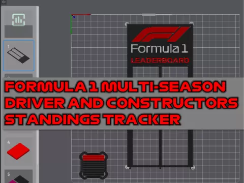 F1 Formula 1 Leaderboard / Standings Tracker MAG
