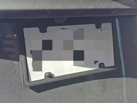USA Slim License Plate Frame 4 Holes