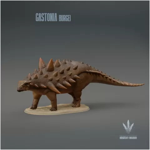 Gastonia burgei : The Gastonia Quarry Ankylosaurid by Miniature Museum