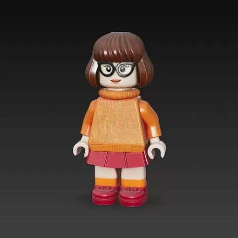 Velma Dinkley – Scooby-Doo (Estilo Bloque)