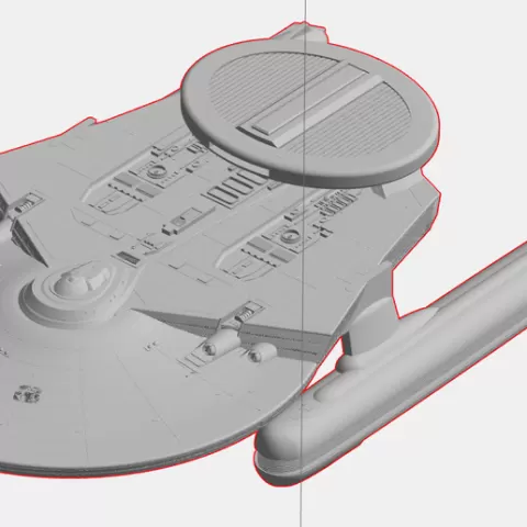 Constantine class - federation star trek ship like Miranda class