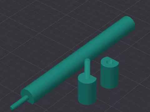 Modular threaded dowel
