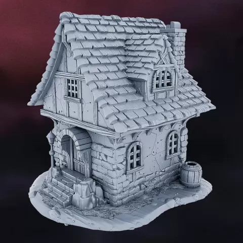Thatchmere Cottage by MakerMan3D