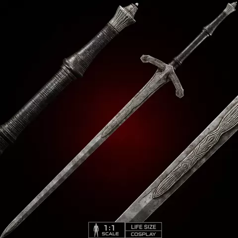 LUDWIG'S HOLY BLADE sword only life size cosplay - Bloodborne Fan Art
