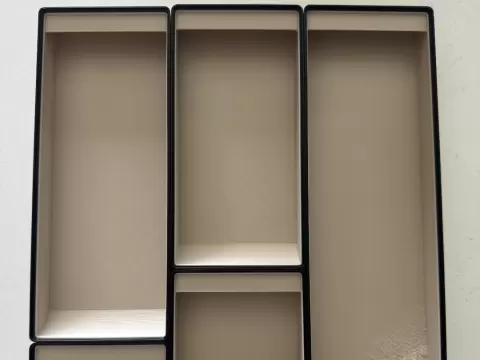 4u bins 1.8 walls label, magnets, and scoop .6 noz