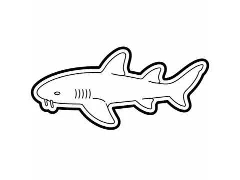 Nurse Shark Cookie Cutter