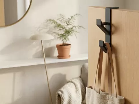 Over door hook, wall-shower hook - many thickness
