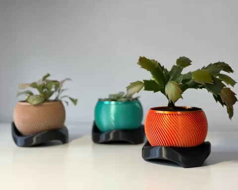 Wavy flowerpots