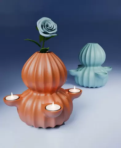 Vase & Tealight Holder