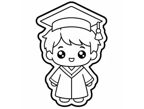 Graduation Gown Cookie Cutter