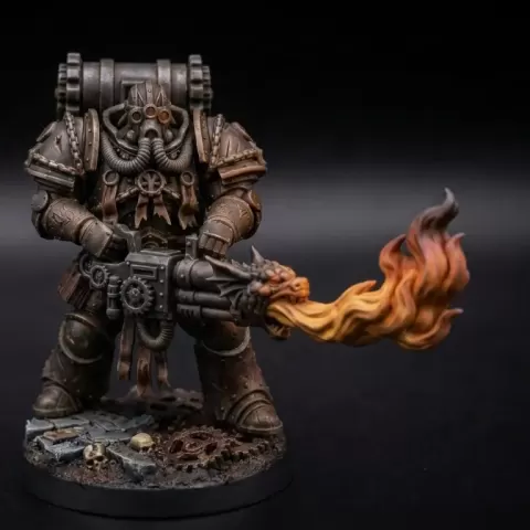 The Cathedral Guard Marines: The Famine Burners - Grimdark 32mm STL for Tabletop RPG.stl