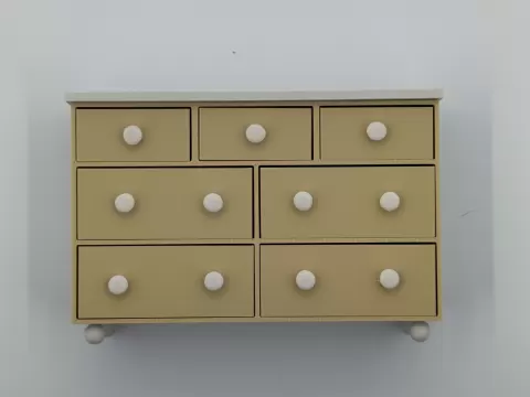 Dollhouse Dresser 1:12th Scale