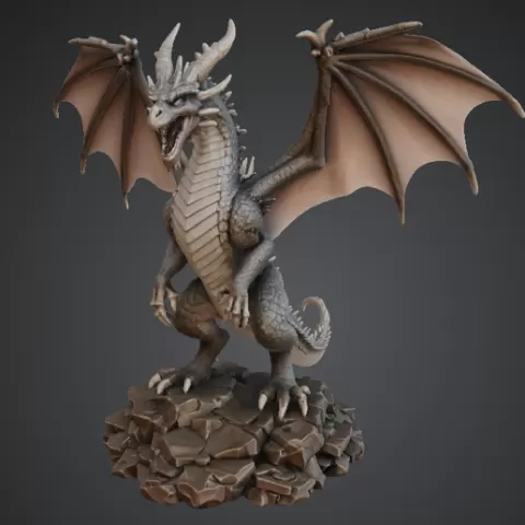 Epic Fantasy Dragon - Tabletop Miniature & Display