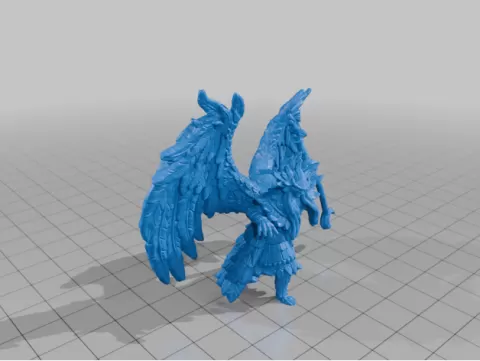 Glinerva the Kyrie Warrior Heroscape Proxy