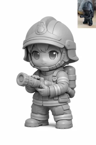 Chibi Firefighter
