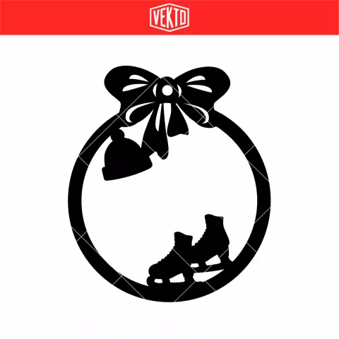 Ice Skates Christmas STL