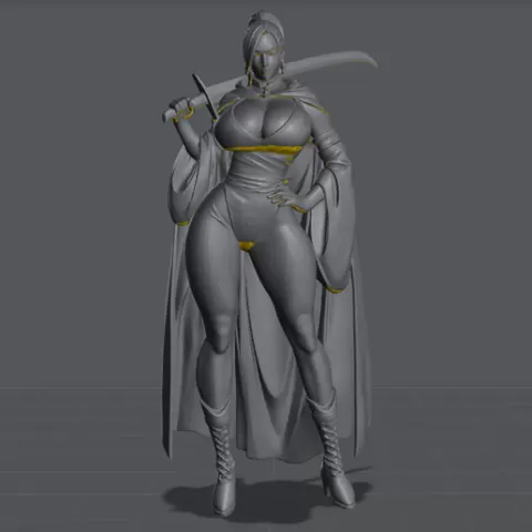Busty Kunoichi Figurine