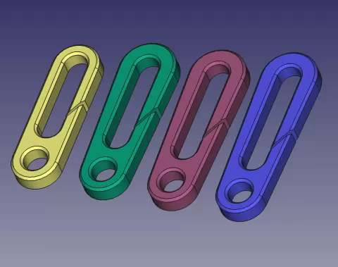 Tiny carabiner (load tested)