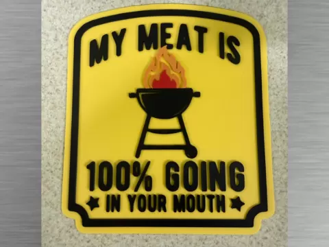 BBQ Parody Sign