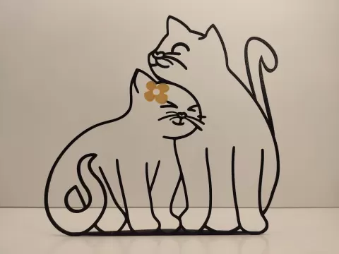 Kittens Love statuette