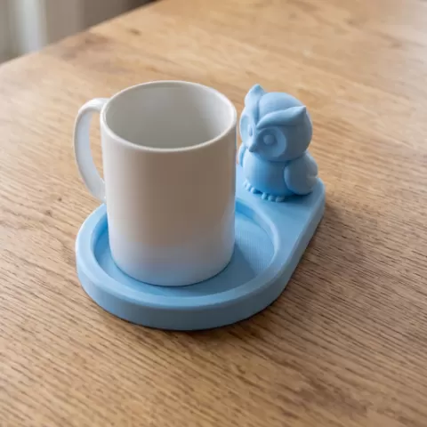 Wise Owl Mug Coaster 🦉