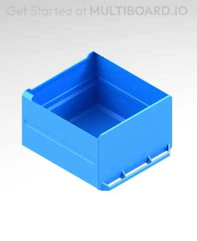 3x2x3 LU - Magnetic - Simple Multibin Drawer