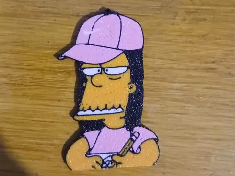 Llavero bart mala fama