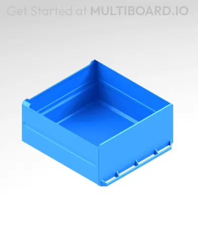 4x2x4 LU - Magnetic - Simple Multibin Drawer